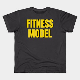 Fitness Model Kids T-Shirt